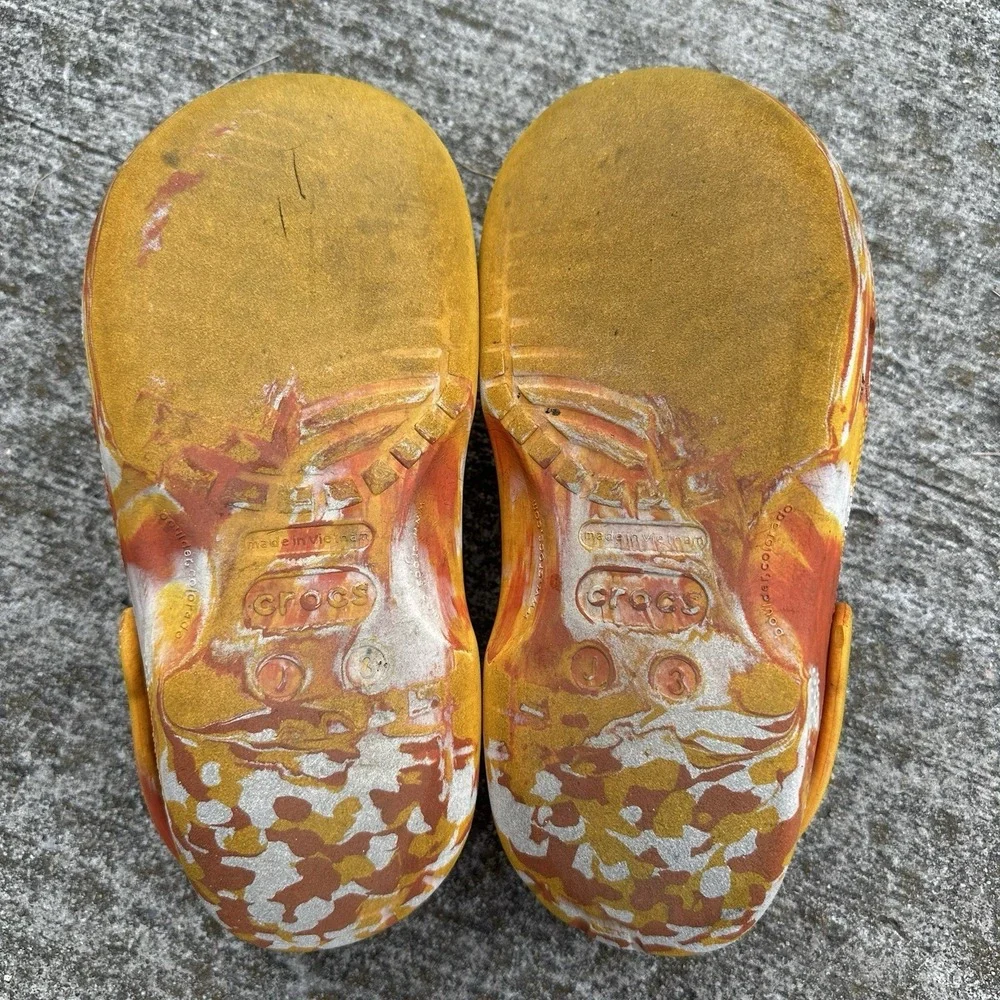 Crocs X Honey Nut Cheerios Classic Clog Kids Size 3 Limited Edition Collab